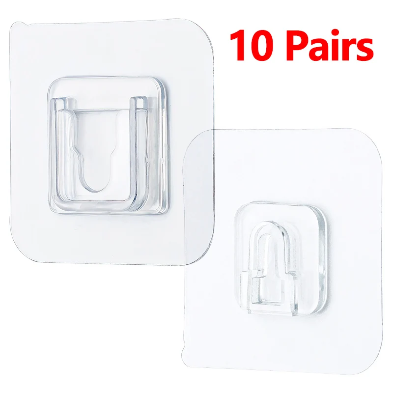 Double-Sided Adhesive Wall Hooks Hanger Strong Transparent Suction Cup Wall Holder For Kitchen dubbelzijdig klevende haken
Double-Sided Adhesive Wall Hooks Hanger Strong Transparent Suction Cup Wall Holder For Kitchen dubbelzijdig klevende haken