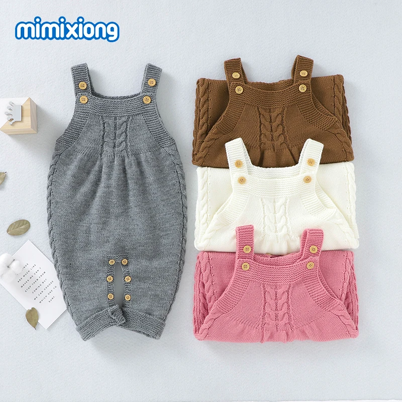 Baby Knitted Rompers Overalls Autumn Winter Newborn Sleeveless Solid Girls Boys Jumpsuits Clothes One Pieces Toddler Infant Wear
Baby Knitted Rompers Overalls Autumn Winter Newborn Sleeveless Solid Girls Boys Jumpsuits Clothes One Pieces Toddler Infant Wear