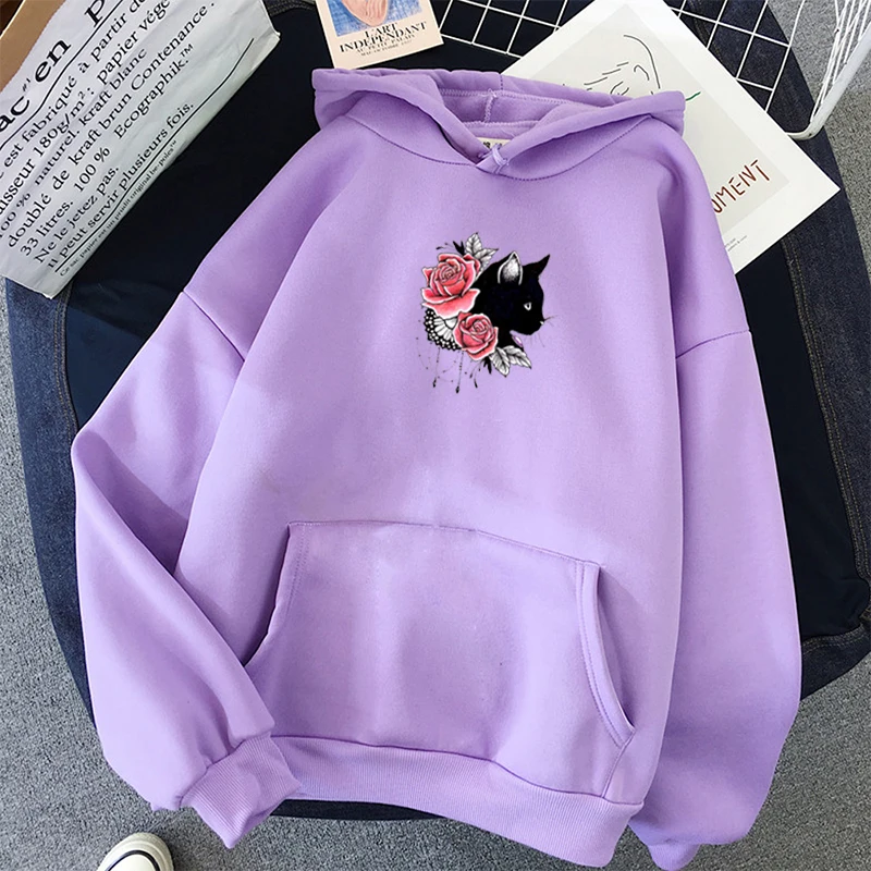 2019 Winter Autumn Kawaii Women Cute Cat Flowers Printed Hoodies Women Harajuku Long Sleeve Hooded Cartoon Sweatshirts Pink Tops
2019 Winter Autumn Kawaii Women Cute Cat Flowers Printed Hoodies Women Harajuku Long Sleeve Hooded Cartoon Sweatshirts Pink Tops