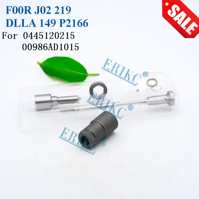 ERIKC Fuel Injector Nozzle DLLA149P2166 Valve F00RJ02035, F00RJ02219 Overhaul Repair Kits Diesel CR for 0445120215 00986AD1015
ERIKC Fuel Injector Nozzle DLLA149P2166 Valve F00RJ02035, F00RJ02219 Overhaul Repair Kits Diesel CR for 0445120215 00986AD1015