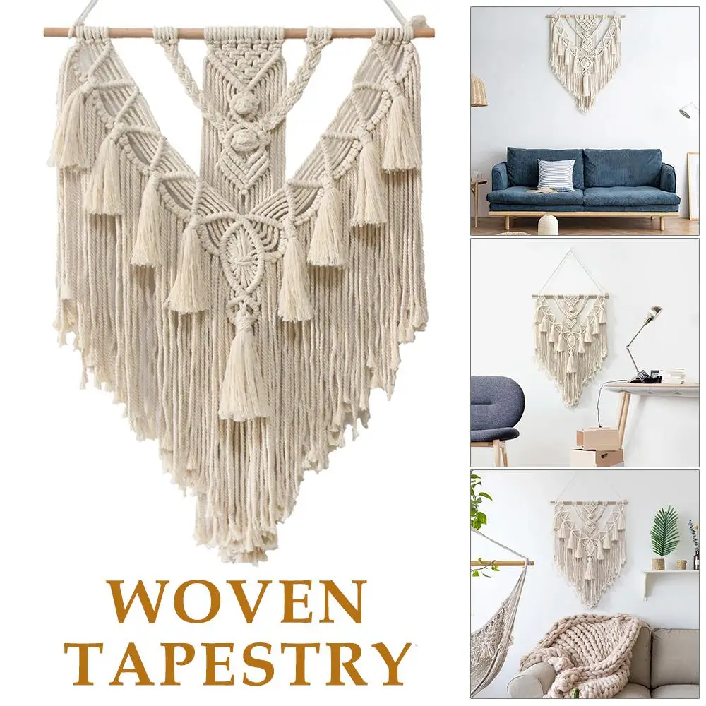 Macrame Wall Hanging Woven Tapestry Bohemian Gift Home Economic Decoration Blanket Decor Comfortable Tassel Bohemian Wall Decor
Macrame Wall Hanging Woven Tapestry Bohemian Gift Home Economic Decoration Blanket Decor Comfortable Tassel Bohemian Wall Decor
