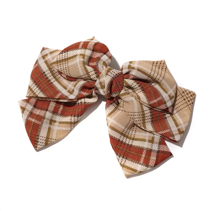 Top clip new three-layer lattice big bow hairpin wild cloth plate hairpin jewelry ponytail holder hair accessories
Top clip new three-layer lattice big bow hairpin wild cloth plate hairpin jewelry ponytail holder hair accessories
