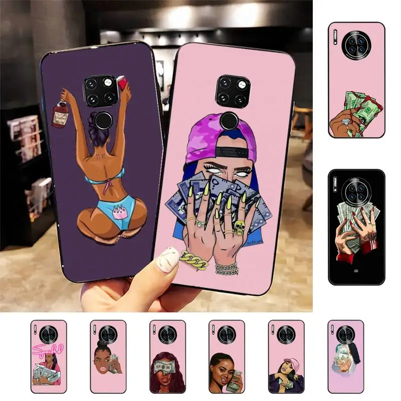 MAKE MONEY Cash Black head Sweet Spoiled Girl Phone Case For Huawei Nova3I 3E mate20lite 20Pro 10lite funda case
MAKE MONEY Cash Black head Sweet Spoiled Girl Phone Case For Huawei Nova3I 3E mate20lite 20Pro 10lite funda case