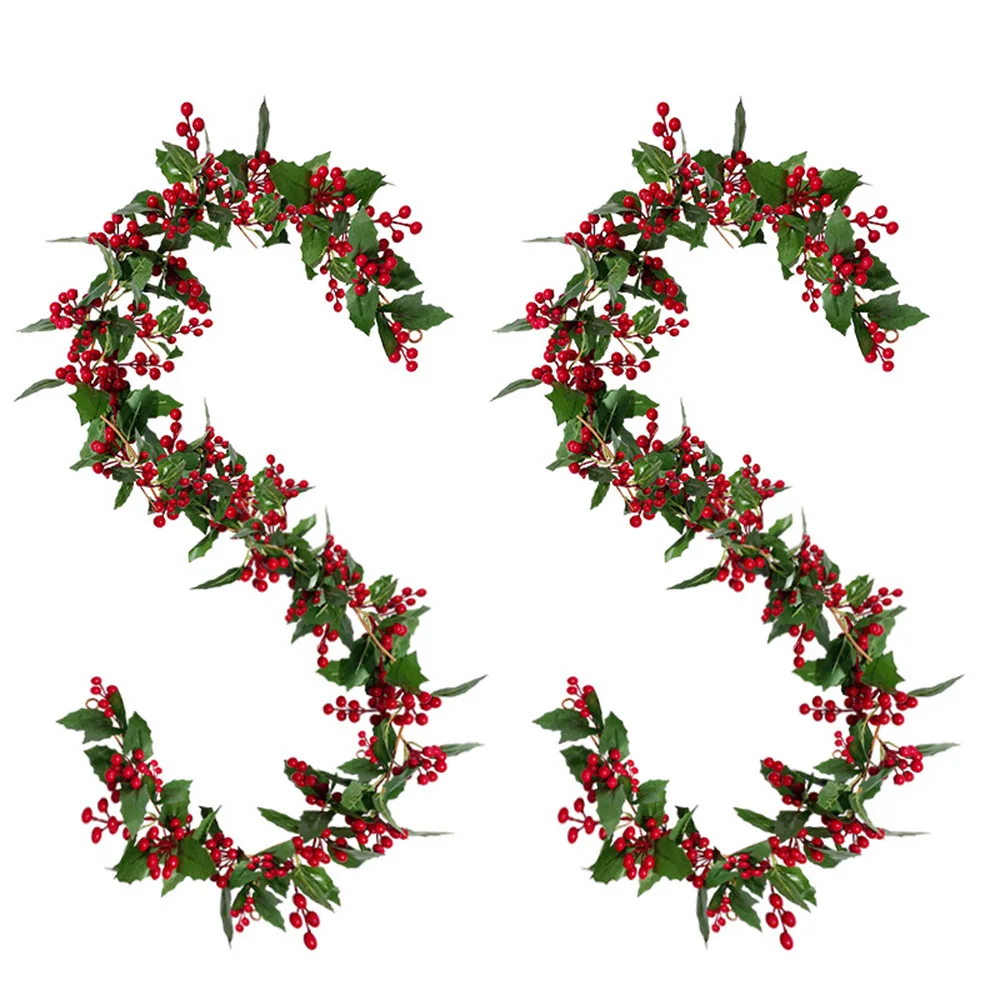 170cm Merry Christmas Red Berry Green Garland Artificial Vine Christmas Decoration Plant Vine for Home Decoration Christmas Vine
170cm Merry Christmas Red Berry Green Garland Artificial Vine Christmas Decoration Plant Vine for Home Decoration Christmas Vine