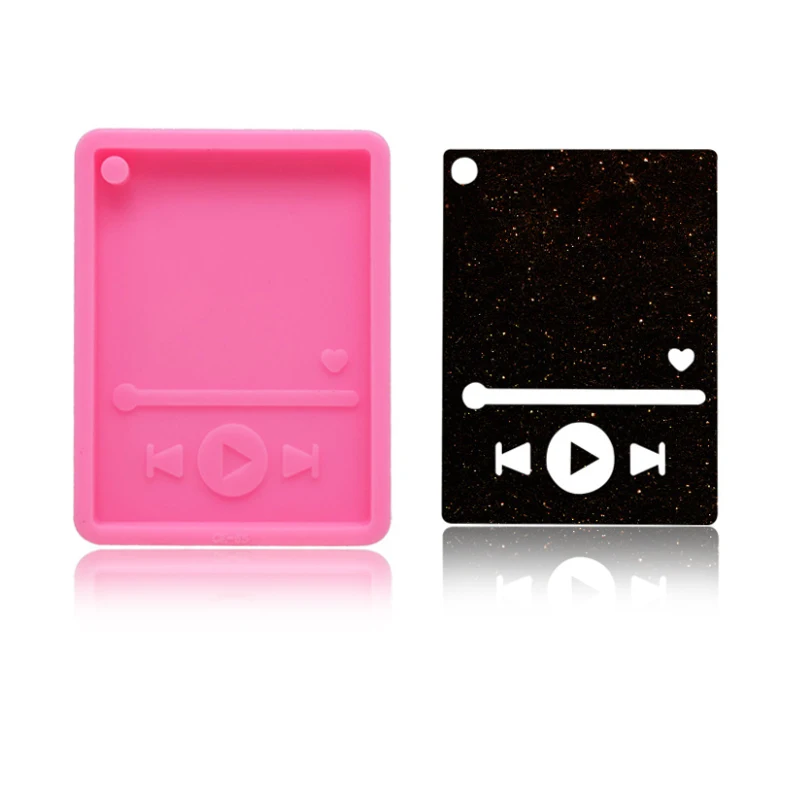 DIY super glossy resin player mold epoxy resin craft keychain silicone mold polymer clay DIY jewelry pendant making mold 6*8CM
DIY super glossy resin player mold epoxy resin craft keychain silicone mold polymer clay DIY jewelry pendant making mold 6*8CM
