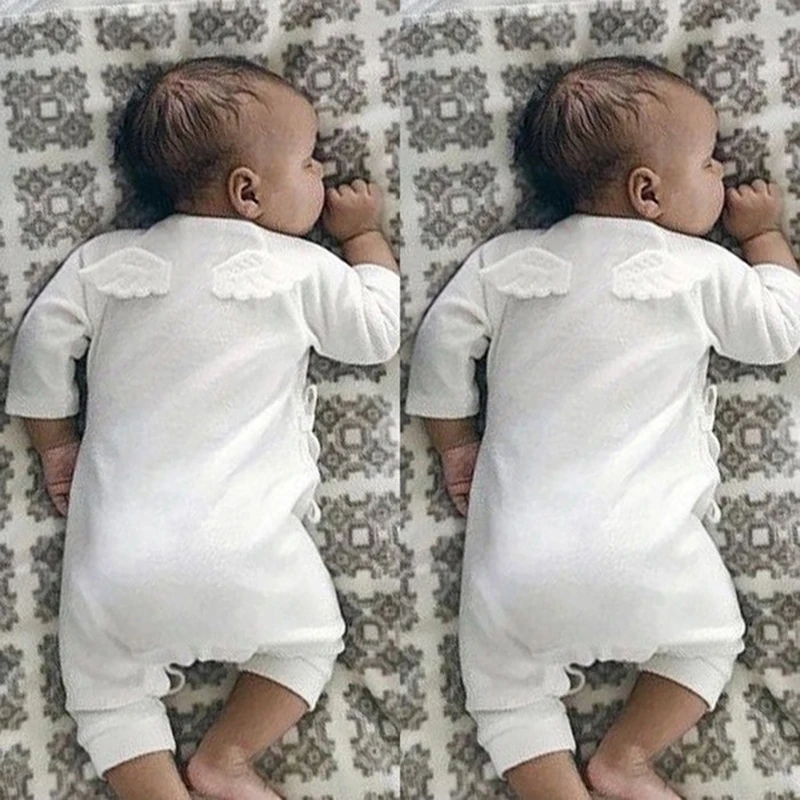 Cute Newborn Jumpsuit Infant Rompers Baby Boy Girl Clothes Solid Color Back Wing Little Angel Romper Playsuit Clothing
Cute Newborn Jumpsuit Infant Rompers Baby Boy Girl Clothes Solid Color Back Wing Little Angel Romper Playsuit Clothing