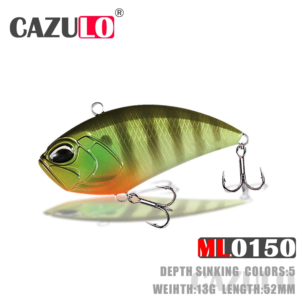 Sinking Vibration Fishing Accessories Lure Isca Artificial Weights 13g 52mm Bait Wobblers Trolling Pesca Pike Fish Tackle Leurre
Sinking Vibration Fishing Accessories Lure Isca Artificial Weights 13g 52mm Bait Wobblers Trolling Pesca Pike Fish Tackle Leurre