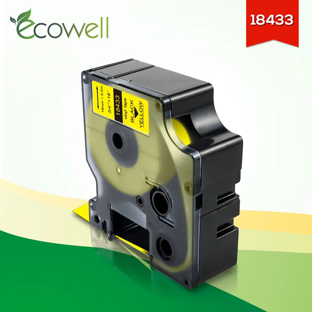 Этикетка Ecowell 3/4 дюйма (19 мм) 18433, совместимая с Dymo Rhino IND, Виниловая лента 18433 черная на желтом для Dymo Rhino 4200, 5000, 5200
Этикетка Ecowell 3/4 дюйма (19 мм) 18433, совместимая с Dymo Rhino IND, Виниловая лента 18433 черная на желтом для Dymo Rhino 4200, 5000, 5200