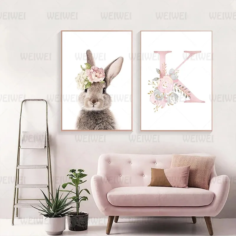 Baby Posters Personalized Girl's Name Custom Poster Nursery Prints Pink Flower Wall Art Canvas Painting Pictures Baby Room Decor
Baby Posters Personalized Girl's Name Custom Poster Nursery Prints Pink Flower Wall Art Canvas Painting Pictures Baby Room Decor