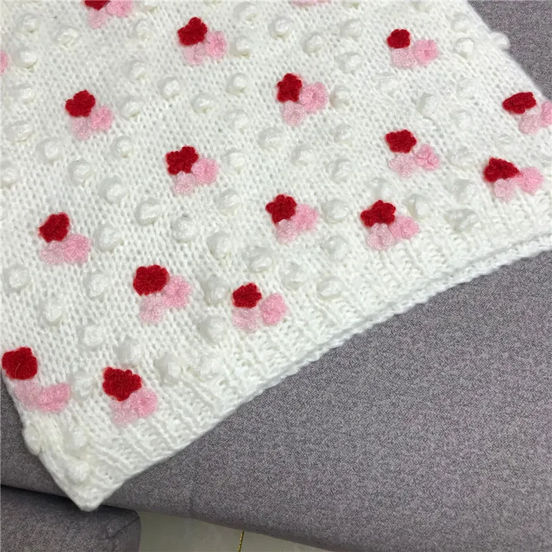 Womens Fashion Knitted Pullover Stereoscopic Embroidery Flower Thickening Warm Sweaters Autumn Winter Lazy Wind Female Clothing
Womens Fashion Knitted Pullover Stereoscopic Embroidery Flower Thickening Warm Sweaters Autumn Winter Lazy Wind Female Clothing