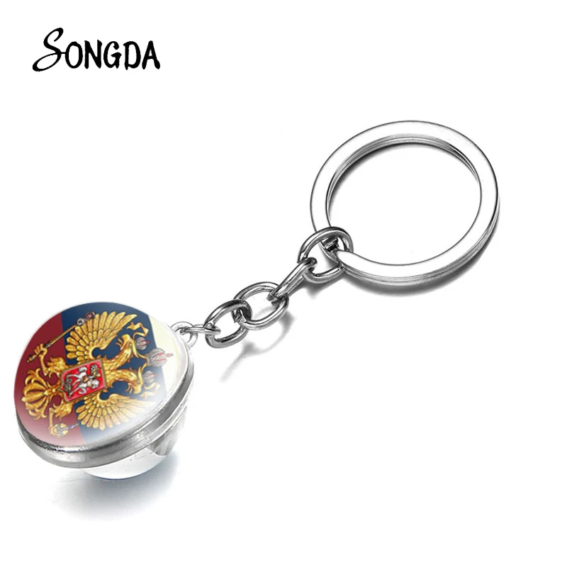 Vintage Russia Emblem Pekhota Keychains Double-sided Glass Cartoon Men Key Chain For Military Fans Jewelry Gifts Accessories
Vintage Russia Emblem Pekhota Keychains Double-sided Glass Cartoon Men Key Chain For Military Fans Jewelry Gifts Accessories