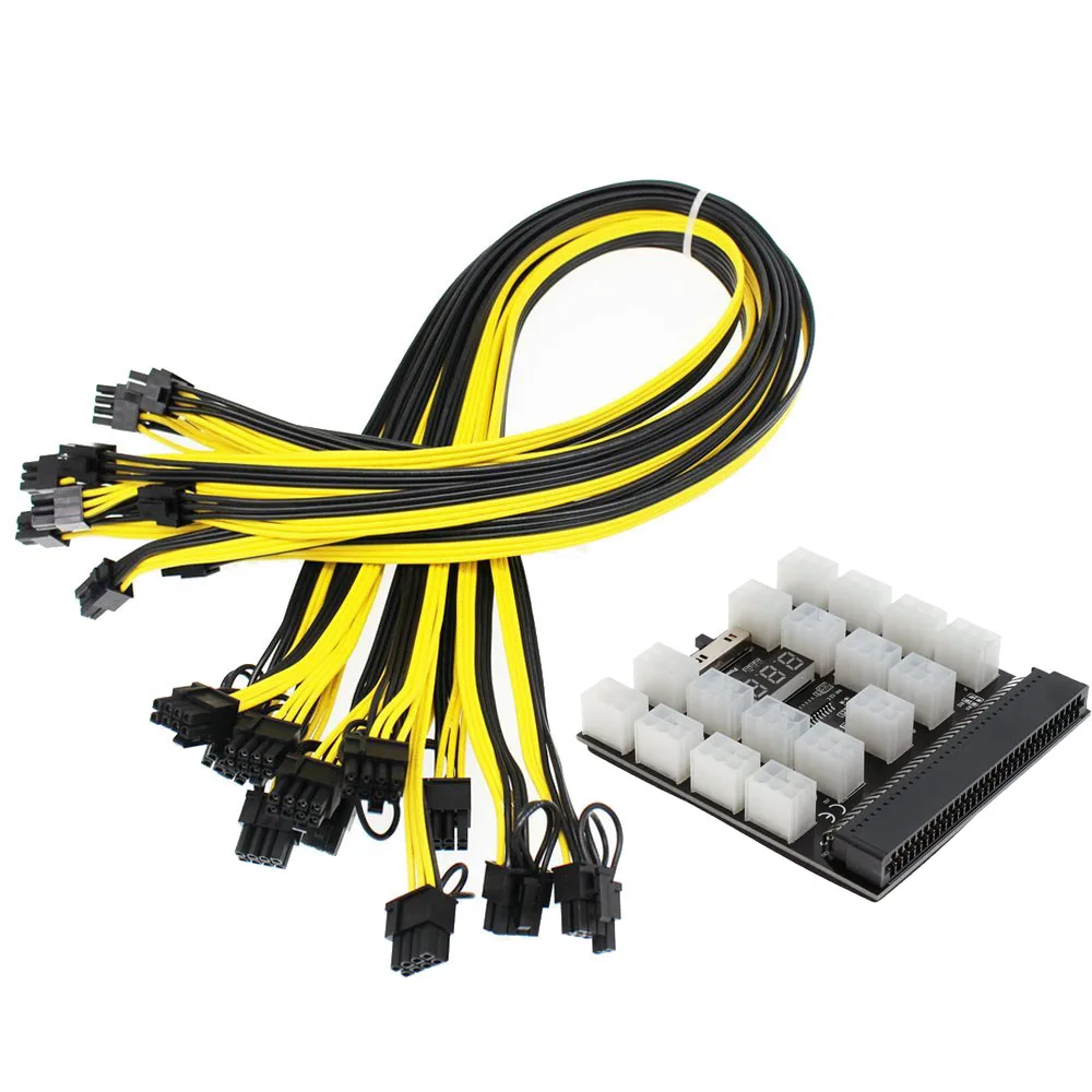 Breakout Board And Cable, Power Supply Breakout Board And 17pcs 18AWG Cable For HP 1200 /750W Watt Power Module Mining Ethereum
Breakout Board And Cable, Power Supply Breakout Board And 17pcs 18AWG Cable For HP 1200 /750W Watt Power Module Mining Ethereum