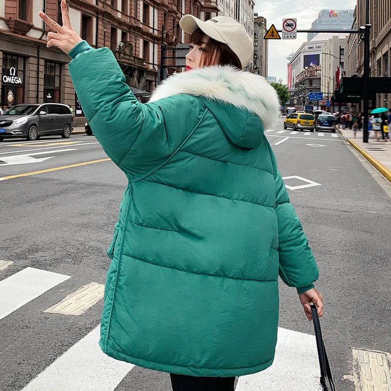 Fashion Winter Coat Women Jackets Thick Down Parkas Big Fur Hooded Cotton Long Coats Warm Windbreaker Female new Outwear coat
Fashion Winter Coat Women Jackets Thick Down Parkas Big Fur Hooded Cotton Long Coats Warm Windbreaker Female new Outwear coat