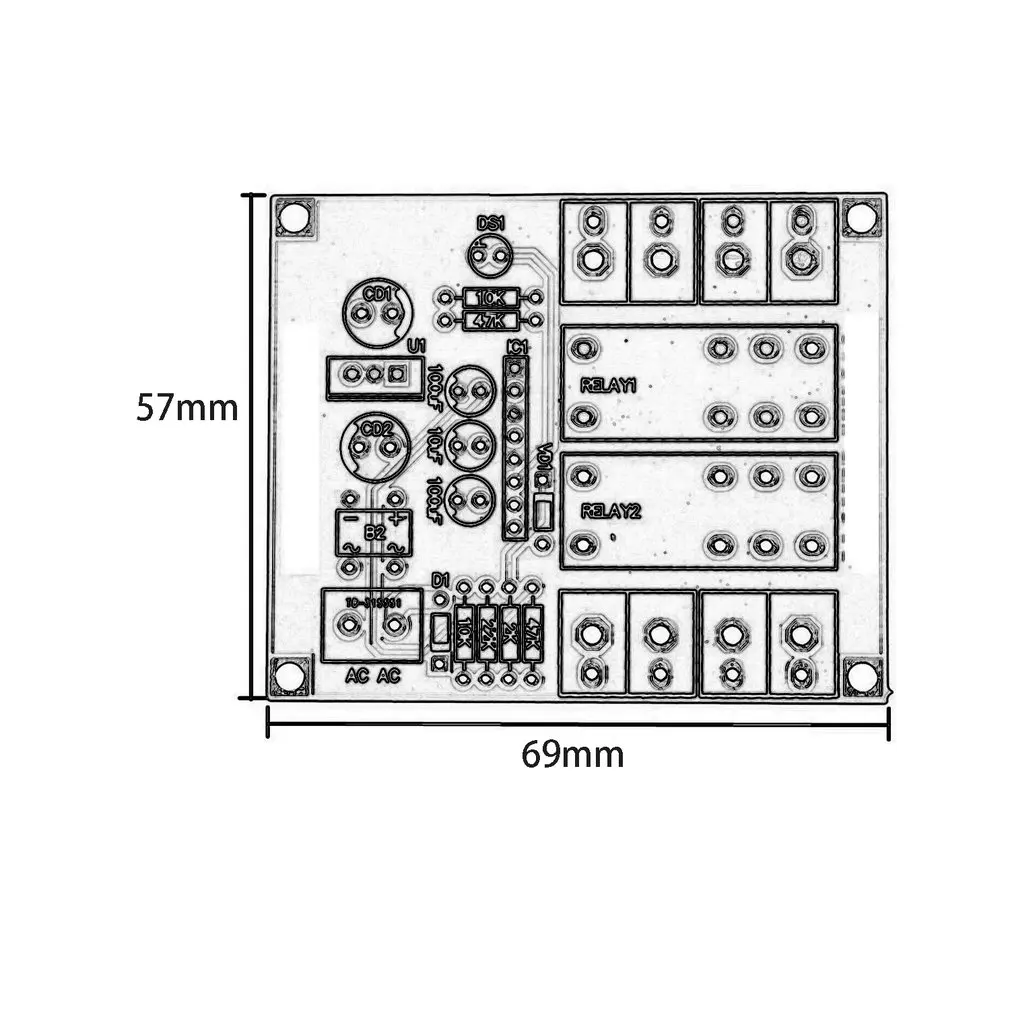 Dual OMRON Relay 7812+UPC1237 Speaker Protection Board Kit for HIFI DIY AC 12-24 40W ONLENY Piece 0.083kg (0.18lb.)
Dual OMRON Relay 7812+UPC1237 Speaker Protection Board Kit for HIFI DIY AC 12-24 40W ONLENY Piece 0.083kg (0.18lb.)