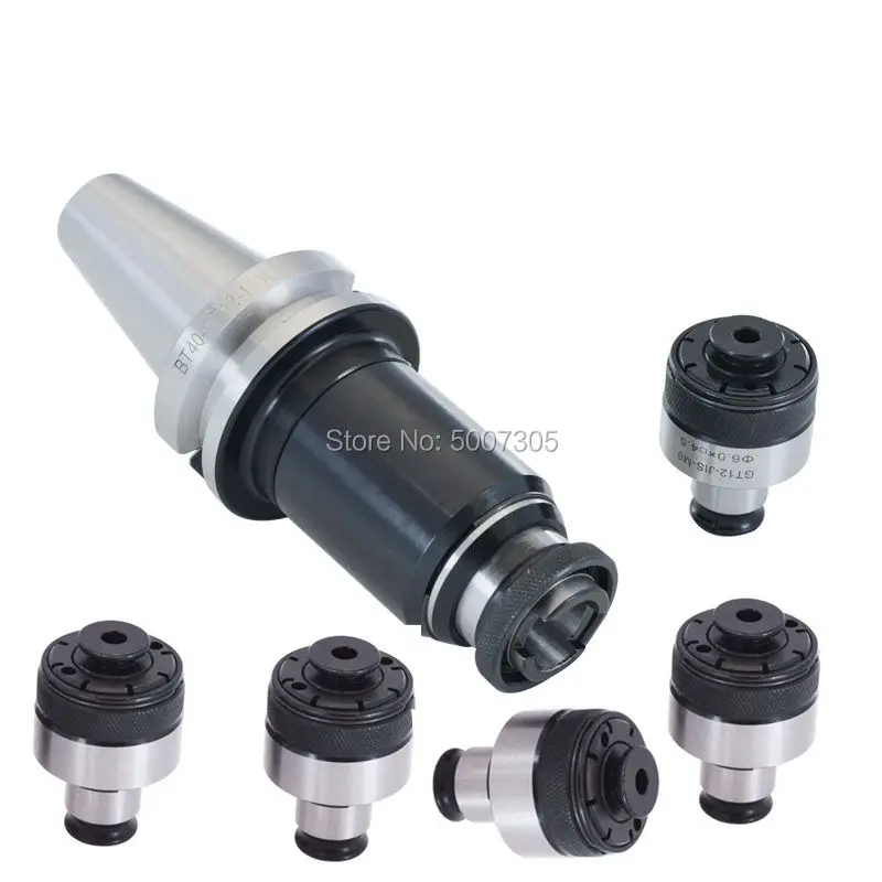 BT40 GT12 110 full set of overload protection tapping tool holder BT40 GT24 floating expandable tapping chuck for CNC cutter
BT40 GT12 110 full set of overload protection tapping tool holder BT40 GT24 floating expandable tapping chuck for CNC cutter