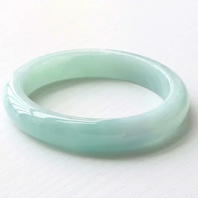 Natural Burmese Jade Light Green 54-64mm Bracelet Elegant Princess Jewelry Best Gift
Natural Burmese Jade Light Green 54-64mm Bracelet Elegant Princess Jewelry Best Gift