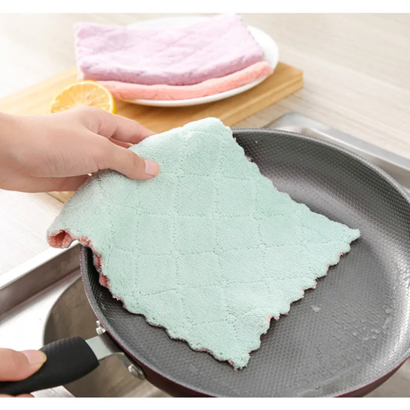 Household Super Absorbent Microfiber Towel Kitchen Dish Cloth Non-stick Oil Washing Rag Tableware Cleaning Wiping Tools
Household Super Absorbent Microfiber Towel Kitchen Dish Cloth Non-stick Oil Washing Rag Tableware Cleaning Wiping Tools
