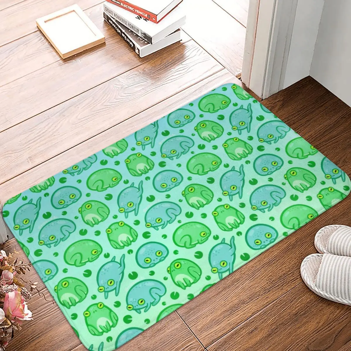 Friendly Frogs Doormat Carpet Mat Rug Polyester Non-Slip Floor Decor Bath Bathroom Kitchen Living Room 40x60
Friendly Frogs Doormat Carpet Mat Rug Polyester Non-Slip Floor Decor Bath Bathroom Kitchen Living Room 40x60