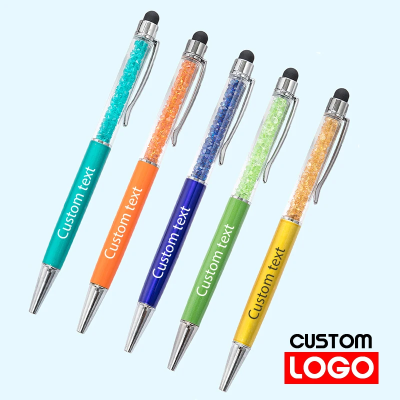 New Diamond Touch Screen Pen Gift Advertising Metal Pen Student Crystal Ball Pen Wholesale Custom Logo Lettering Engraved Name 
New Diamond Touch Screen Pen Gift Advertising Metal Pen Student Crystal Ball Pen Wholesale Custom Logo Lettering Engraved Name