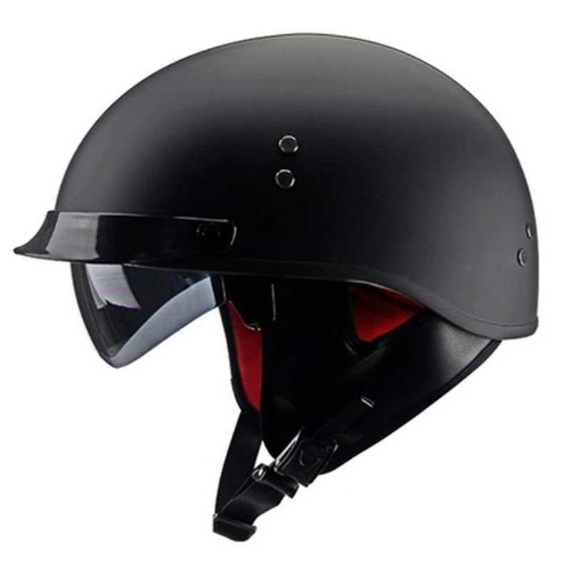 Adult Vintage Motorcycle Helmet Retro Scooter Half Helmet With Built-in Lens Visor Casco Moto Helm Moto Capacete Para
Adult Vintage Motorcycle Helmet Retro Scooter Half Helmet With Built-in Lens Visor Casco Moto Helm Moto Capacete Para