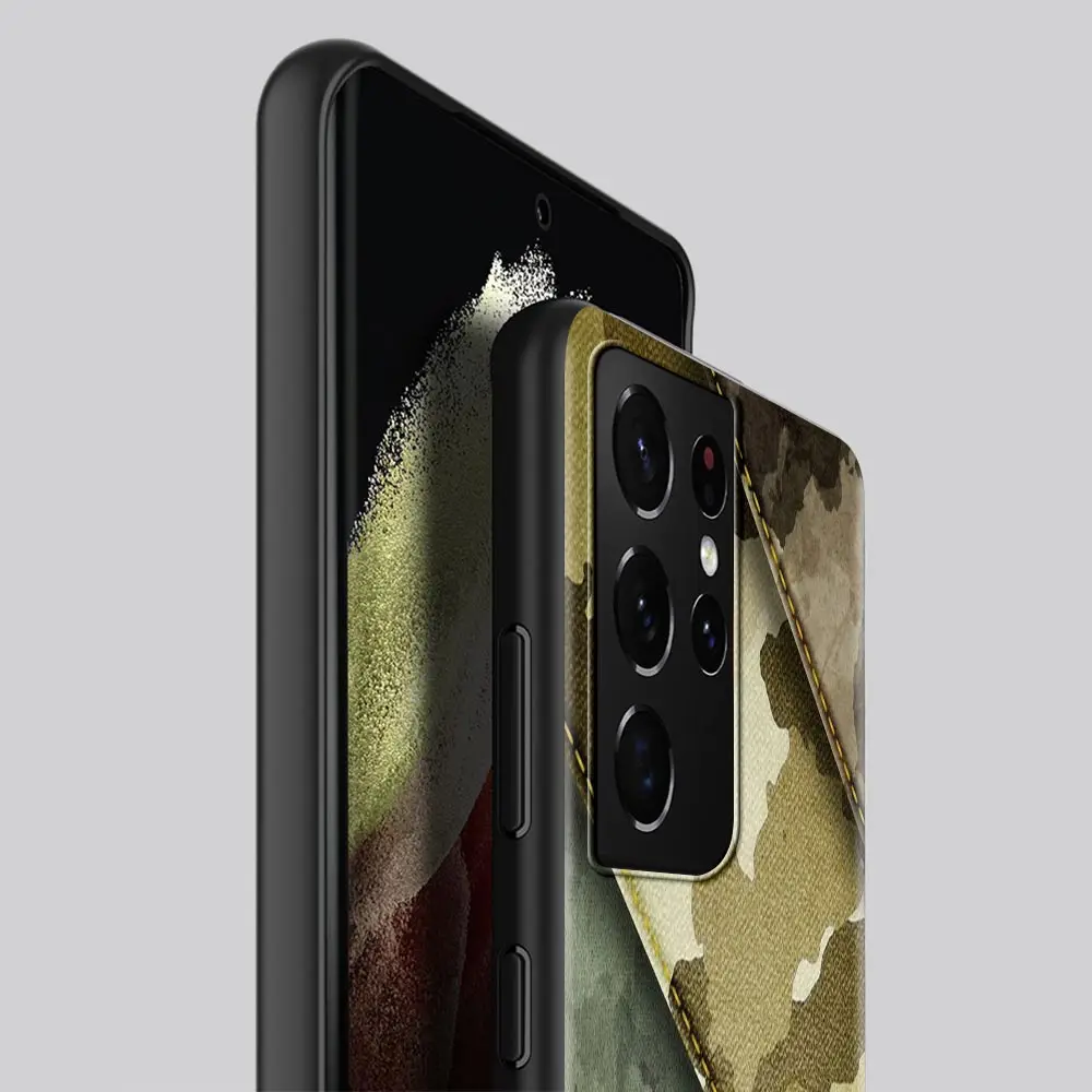 Чехол для мобильного телефона Samsung Galaxy S20 FE S21 ultra S10 S9 Plus S10e S10lite чехол камуфляжный