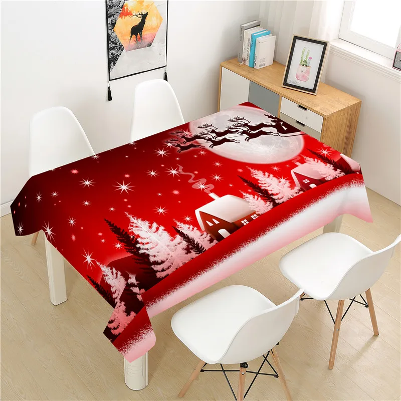 Christmas Tablecloth polyester Hotel Picnic Table Rectangular Table Covers Home Dining Tea Table Decoration
Christmas Tablecloth polyester Hotel Picnic Table Rectangular Table Covers Home Dining Tea Table Decoration