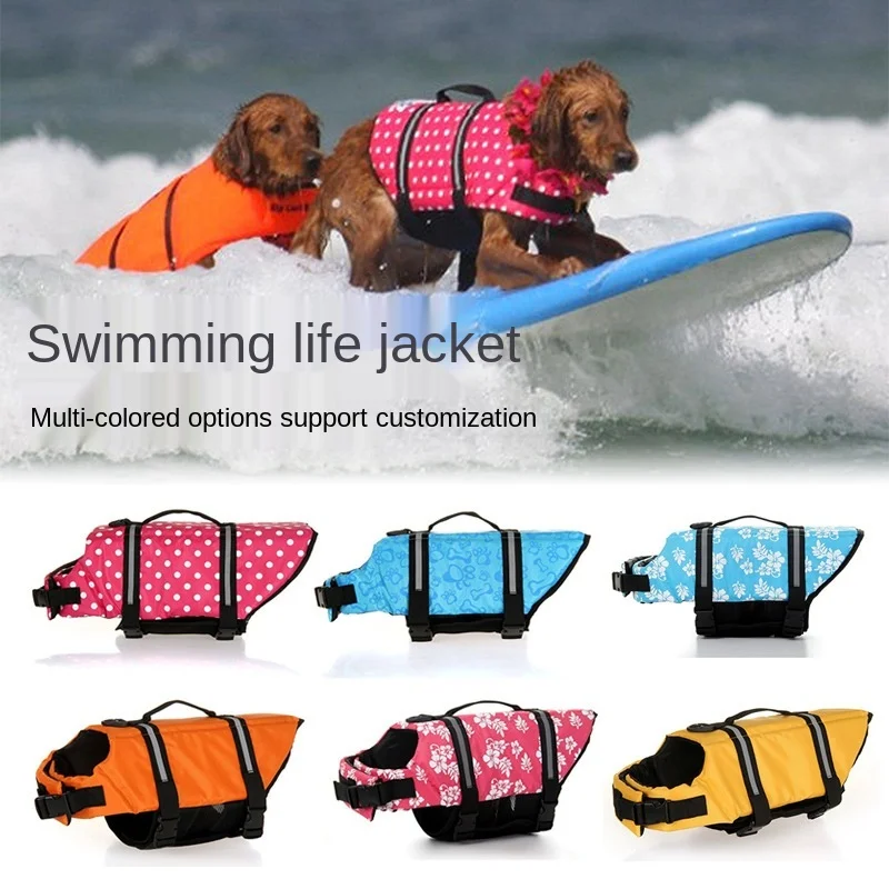 European and American New Pet Swimsuit Pet Life Vest Amazon Hot Dog Safety Clothing Large Dog Swimming Clothes
European and American New Pet Swimsuit Pet Life Vest Amazon Hot Dog Safety Clothing Large Dog Swimming Clothes