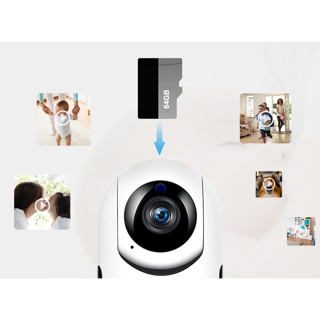 720P/1080P IP Camera Home Security Surveillance Camera Auto Tracking Network WiFi Wireless Night Camera US Plug
720P/1080P IP Camera Home Security Surveillance Camera Auto Tracking Network WiFi Wireless Night Camera US Plug
