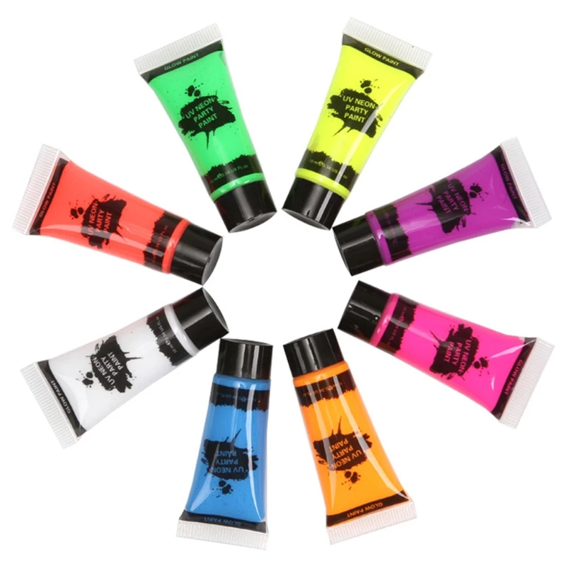 Non-toxic Body Face Makeup Cosplay Water Soluble Pigment with Brush Halloween C5AB
Non-toxic Body Face Makeup Cosplay Water Soluble Pigment with Brush Halloween C5AB