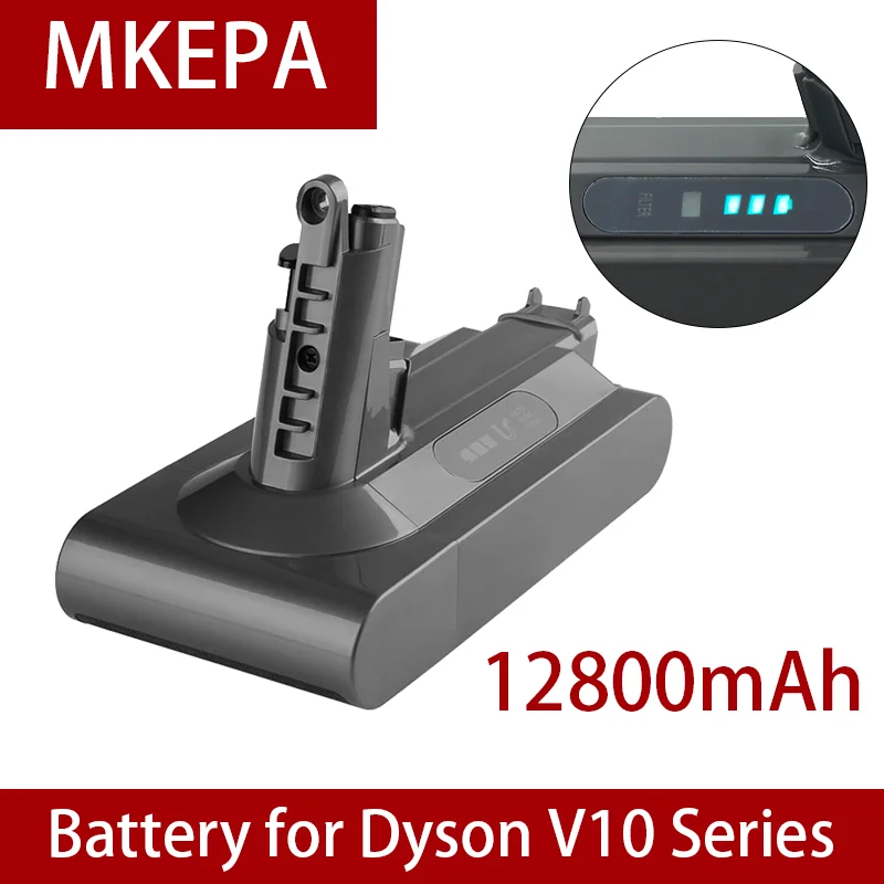 Литиевый аккумулятор 100%, 25,2 в, 12800 мАч, для аспиратора Dyson cyclone V10 absolu SV12 V10 duveteux
Литиевый аккумулятор 100%, 25,2 в, 12800 мАч, для аспиратора Dyson cyclone V10 absolu SV12 V10 duveteux