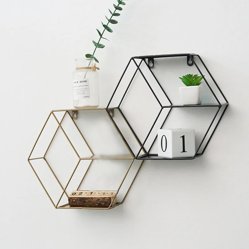 Living Room Geometric Shelves Nordic Style Creative Wall Decoration Metal Shelf Round Iron Hexagon Storage Holder Rack Shelves
Living Room Geometric Shelves Nordic Style Creative Wall Decoration Metal Shelf Round Iron Hexagon Storage Holder Rack Shelves