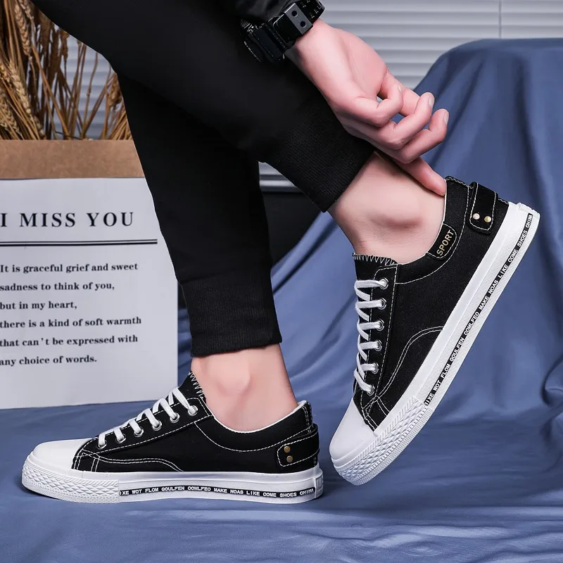Sneakers Men Walking Sports Shoes New Arrival Fashion Casual Canvas Shoes Lace-up Lightweight Breathable Skateboarding Shoes
Sneakers Men Walking Sports Shoes New Arrival Fashion Casual Canvas Shoes Lace-up Lightweight Breathable Skateboarding Shoes