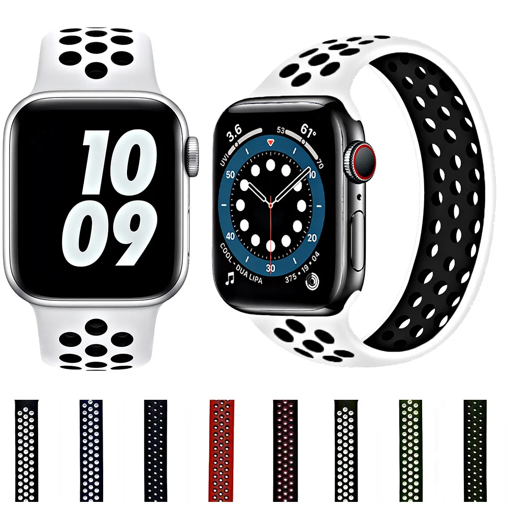 Ремешок для часов Apple Watch Series 5, 4, 3, 2, 6, SE, 38 мм, 42 мм, резиновый ремешок для iWatch Мягкая силиконовая лента, 40 мм, 44 мм, 4/5
Ремешок для часов Apple Watch Series 5, 4, 3, 2, 6, SE, 38 мм, 42 мм, резиновый ремешок для iWatch Мягкая силиконовая лента, 40 мм, 44 мм, 4/5