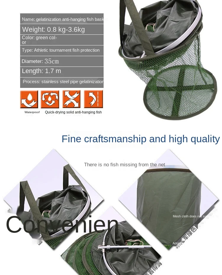 1.2/1.7m Fishing net collapsible crayfish trap carp pesca fishing gear accessories fishing net bag quick-drying adhesive
1.2/1.7m Fishing net collapsible crayfish trap carp pesca fishing gear accessories fishing net bag quick-drying adhesive