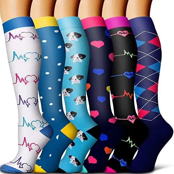 Compression Stockings Heart Dog Stripe Pattern Best For Football Anti-slip Outdoor Running Socks Women Men Compress Socks
Compression Stockings Heart Dog Stripe Pattern Best For Football Anti-slip Outdoor Running Socks Women Men Compress Socks