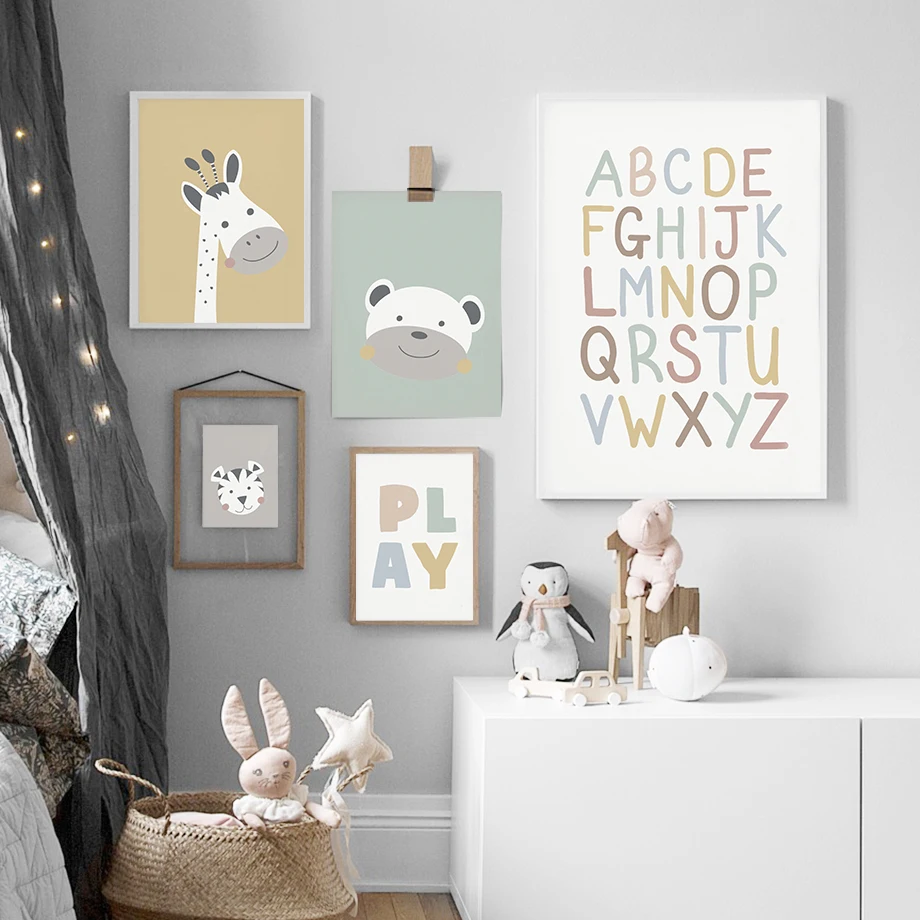 Cute Zebra Lion Bear Tiger Play Quotes Nordic Posters and Prints Wall Art Canvas Painting Nursery Wall Pictures Kids Room Decor
Cute Zebra Lion Bear Tiger Play Quotes Nordic Posters and Prints Wall Art Canvas Painting Nursery Wall Pictures Kids Room Decor