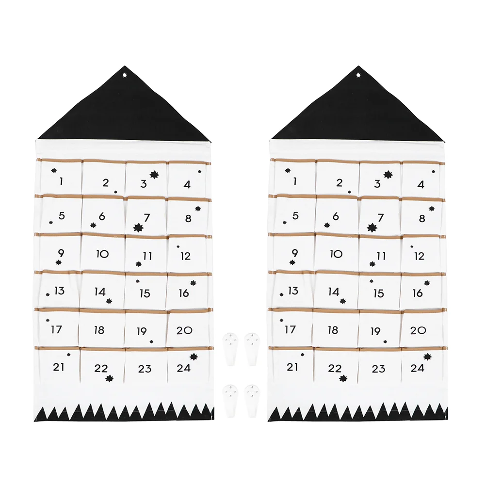2pcs Delicate Christmas Advent Calendar Hanging Storage Bag Christmas Wall Decor
2pcs Delicate Christmas Advent Calendar Hanging Storage Bag Christmas Wall Decor