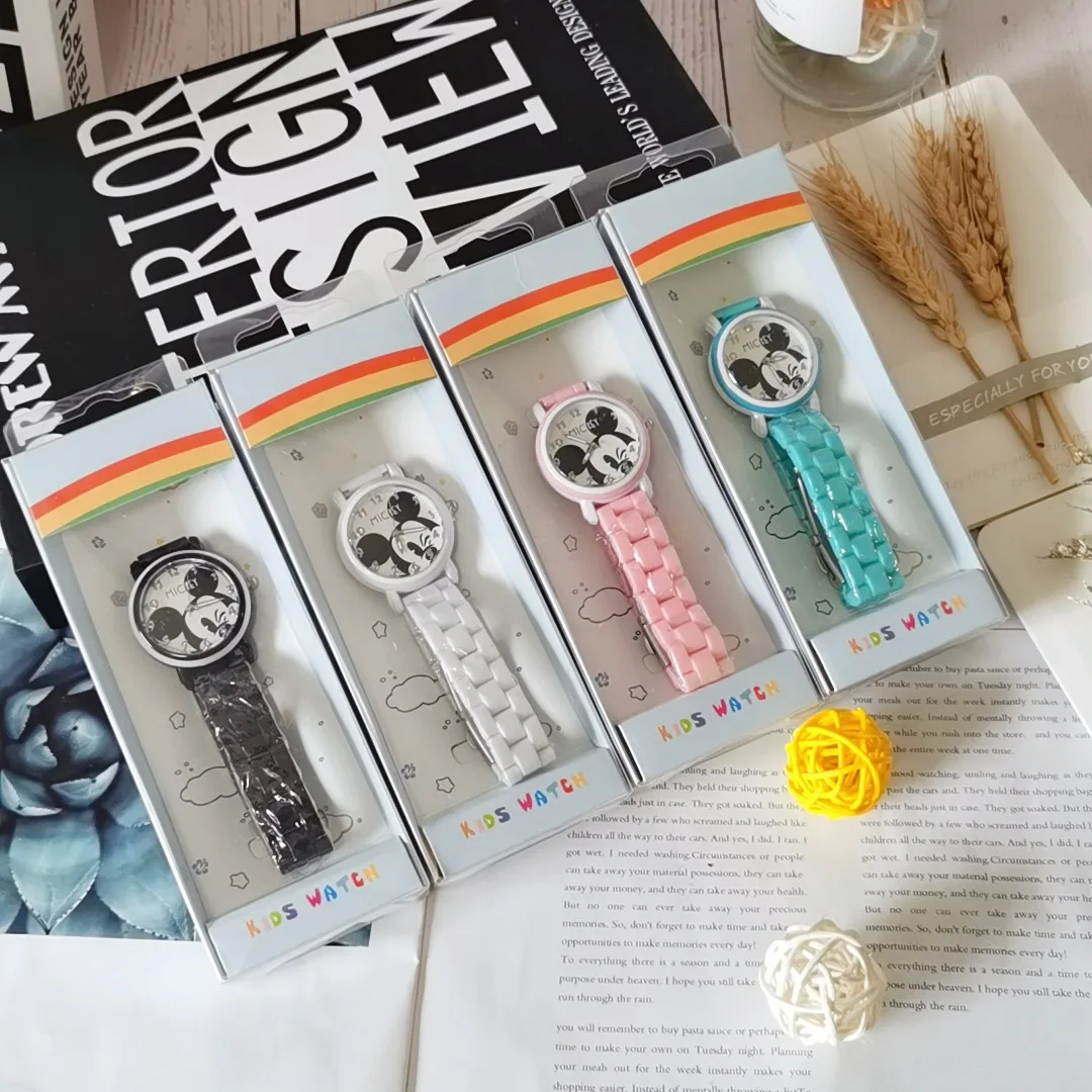New Disney Mickey Stitch Children's Watch Plastic Strap Pointer Luminous Quartz Watch Anime figure kids Wathes Birthday Gifts
New Disney Mickey Stitch Children's Watch Plastic Strap Pointer Luminous Quartz Watch Anime figure kids Wathes Birthday Gifts