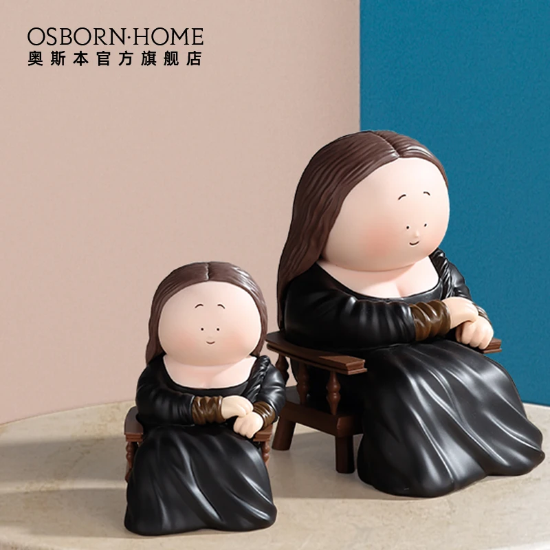 OSBORN Creative Home Decor Figurine Resin Statue Mona Lisa Figure Decoracion Ornament
OSBORN Creative Home Decor Figurine Resin Statue Mona Lisa Figure Decoracion Ornament