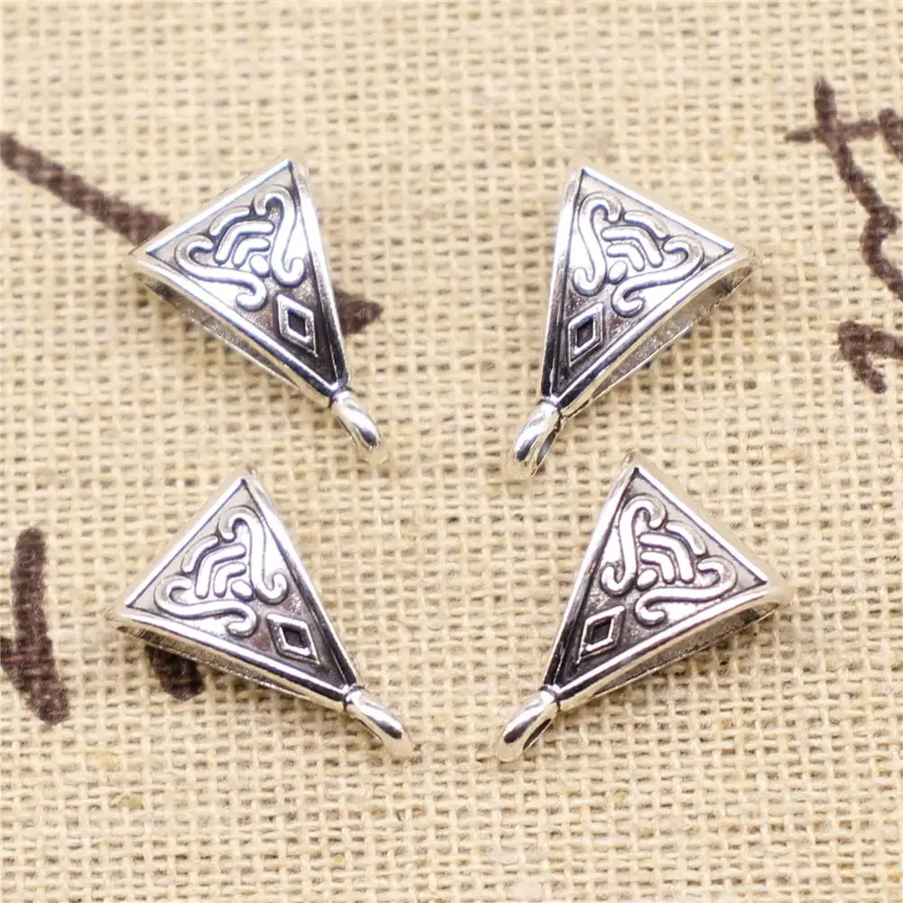 Bulk Charms For Jewelry Making 20pcs 10x15mm Antique Silver Color Bails Spacer Beads Connectors Jewelry Components
Bulk Charms For Jewelry Making 20pcs 10x15mm Antique Silver Color Bails Spacer Beads Connectors Jewelry Components