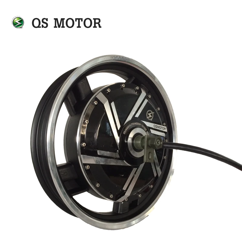 

QS Motor 17*3.5inch 4000W 273 V3 Hot Sale BLDC In-wheel Motor for Electric Scooter/ E-motorcycle