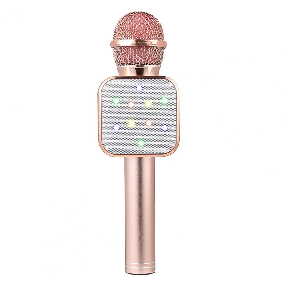 Bluetooth Wireless Microphone LED Lights Handheld Karaoke ABS Audio Microphone for KTV microfono profesional
Bluetooth Wireless Microphone LED Lights Handheld Karaoke ABS Audio Microphone for KTV microfono profesional