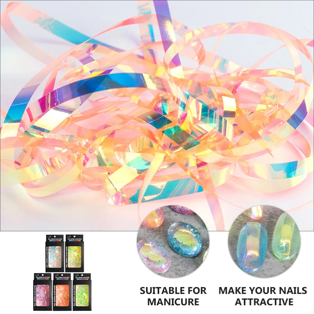 5 Boxes Nails Foil Film Sticker Glass Paper Nail Foils Manicure Nail DIY Decor
5 Boxes Nails Foil Film Sticker Glass Paper Nail Foils Manicure Nail DIY Decor