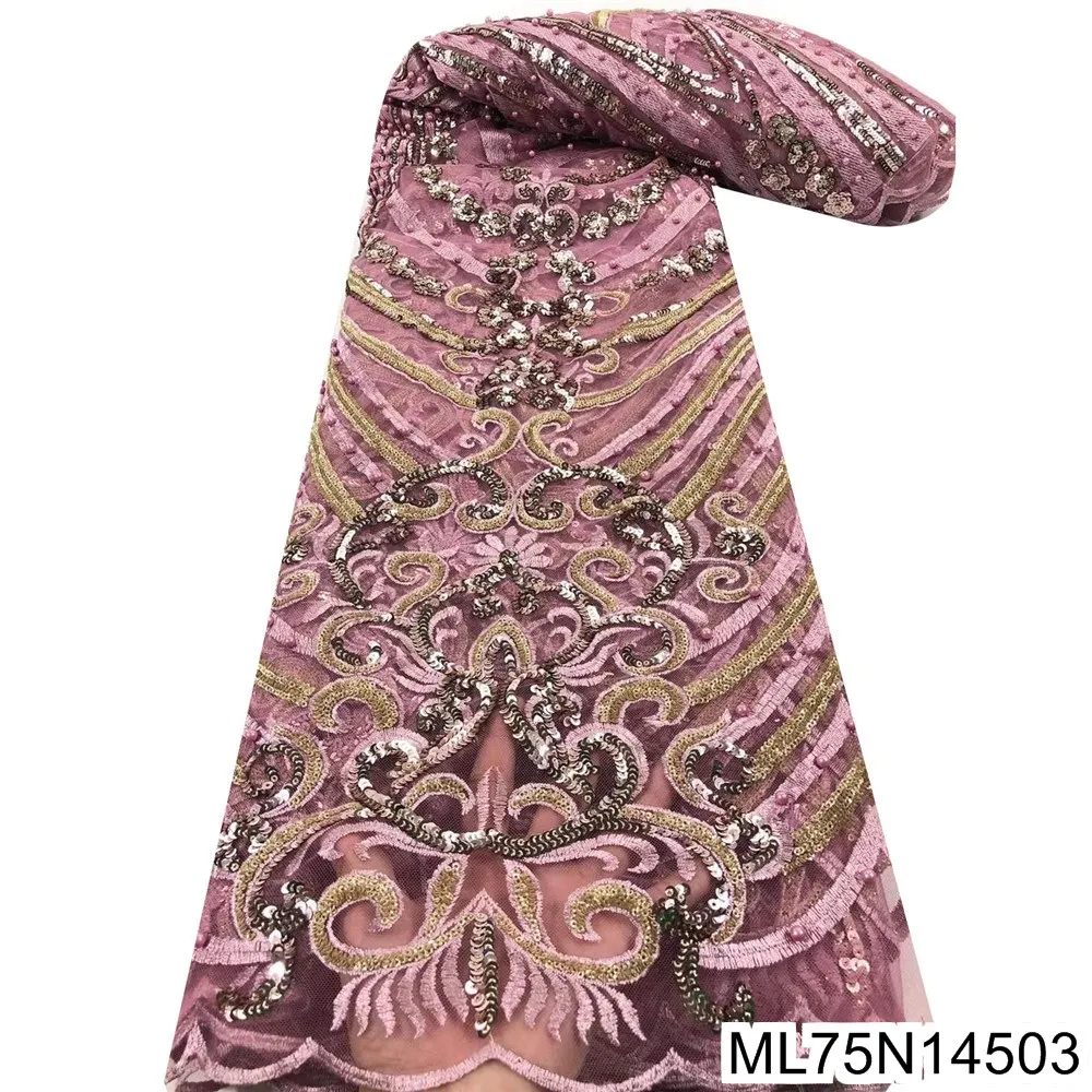African Tulle Lace Fabric with Sequins Pink 2021 Latest Latest Fabric High Quality Mesh Lace ML75N156/ML75N145
African Tulle Lace Fabric with Sequins Pink 2021 Latest Latest Fabric High Quality Mesh Lace ML75N156/ML75N145