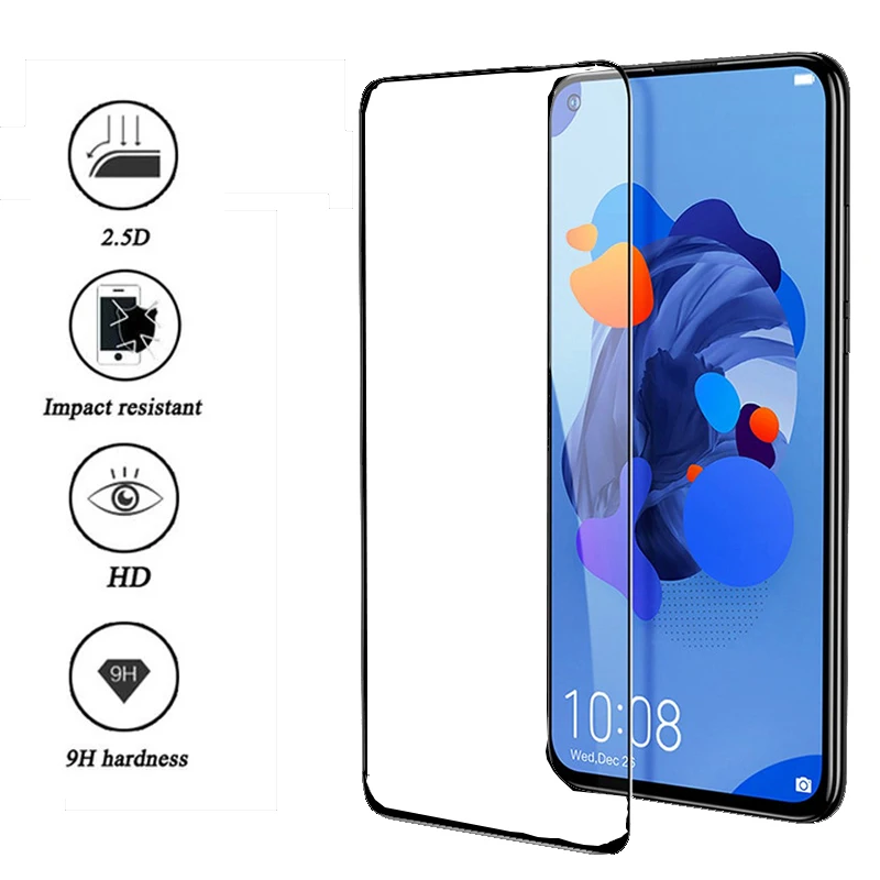 

Huawei nova6 high definition explosion-proof glass protective film,Resistance to blu-ray used in Nova5,6se