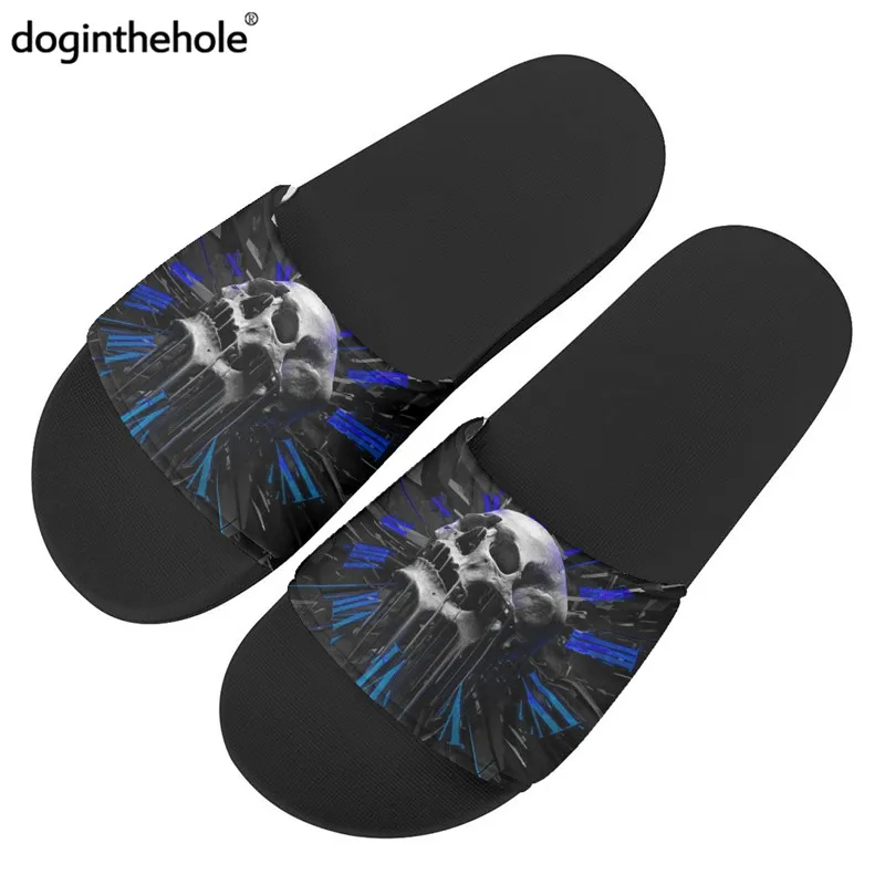 Doginthehole 2021 Women New Home Slipper Gothic Skull Print Men Black Flat Rubber Slippers Clock Casual Outdoor Slide Sandals
Doginthehole 2021 Women New Home Slipper Gothic Skull Print Men Black Flat Rubber Slippers Clock Casual Outdoor Slide Sandals