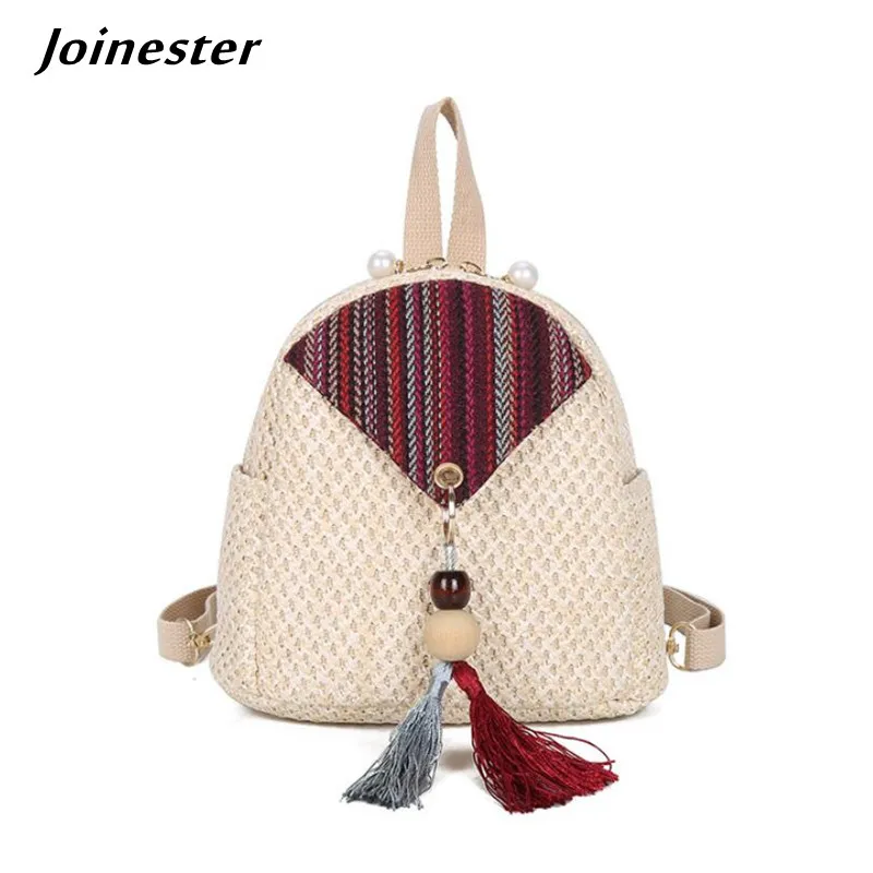 Women Straw Backpack Ethnic Travel Handbags Summer Beach Shoulder Bag рюкзак женский bolsa feminina Girls Small Daypack bolsos
Women Straw Backpack Ethnic Travel Handbags Summer Beach Shoulder Bag рюкзак женский bolsa feminina Girls Small Daypack bolsos
