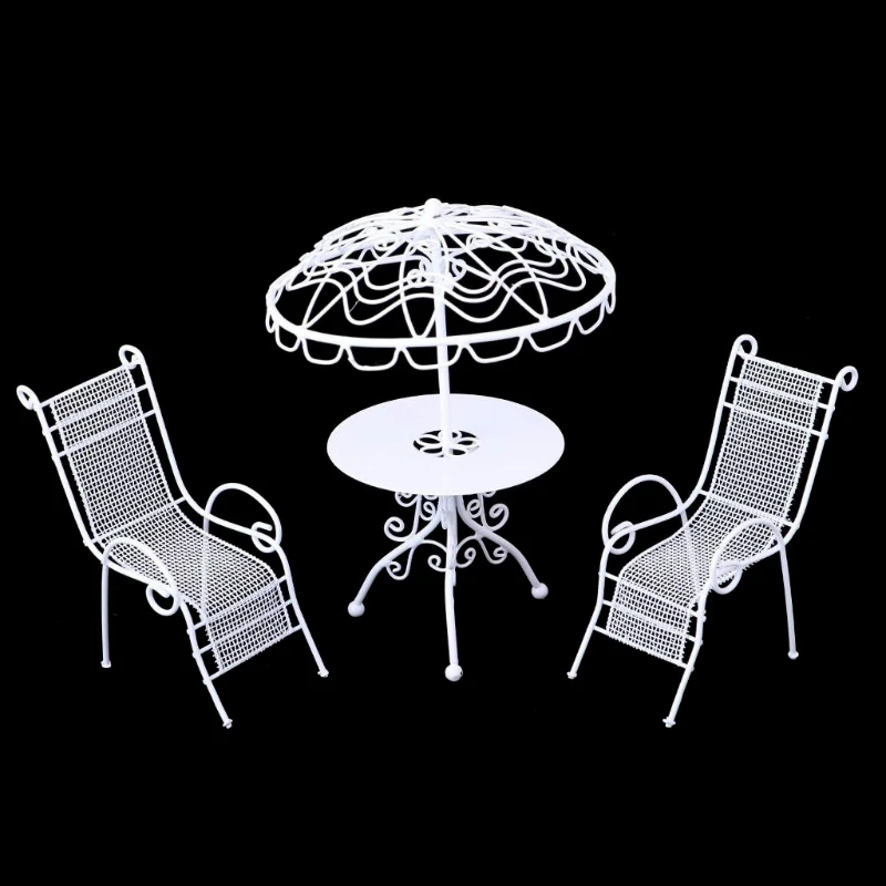 1/12 Dollhouse Miniature Outdoor Garden Beach Poolside Scenery Metal Table Chair
1/12 Dollhouse Miniature Outdoor Garden Beach Poolside Scenery Metal Table Chair