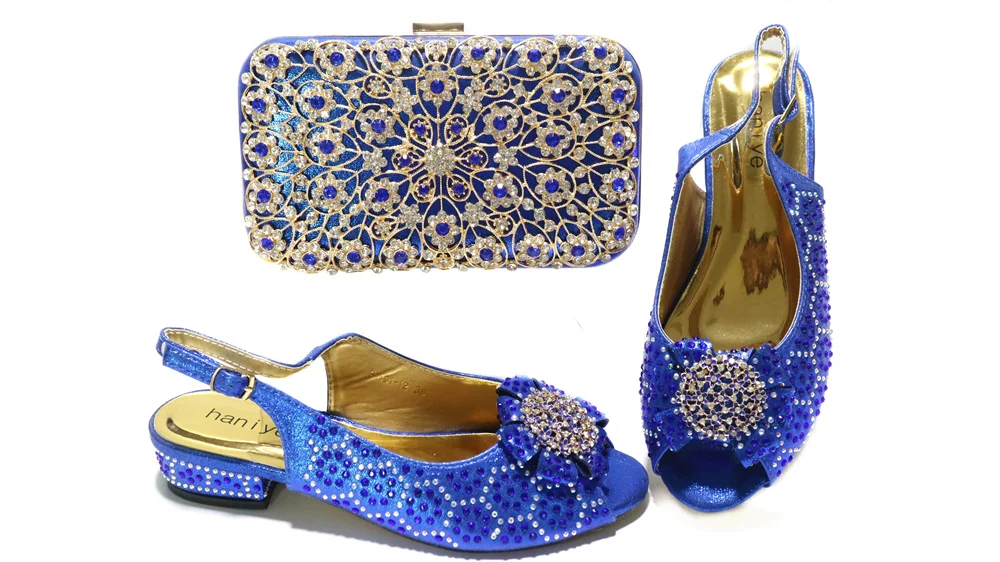 Hot Selling African Latest Nigerian Style Italian Design Royal Blue Color Elegant Ladies Shoes and Bag Set for Party
Hot Selling African Latest Nigerian Style Italian Design Royal Blue Color Elegant Ladies Shoes and Bag Set for Party