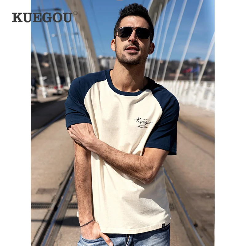 KUEGOU 100 Cotton Graphic T-Shirt For Mens Vintage Tee Shirt Short Sleeves Top Male 2022 Summer Korean Oversized Tshirt 90039
KUEGOU 100 Cotton Graphic T-Shirt For Mens Vintage Tee Shirt Short Sleeves Top Male 2022 Summer Korean Oversized Tshirt 90039